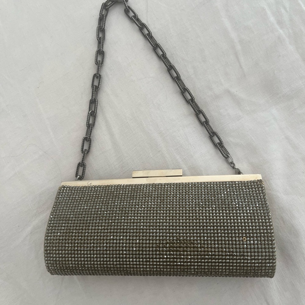 Swarovski Silver & Gold Crystal Clutch